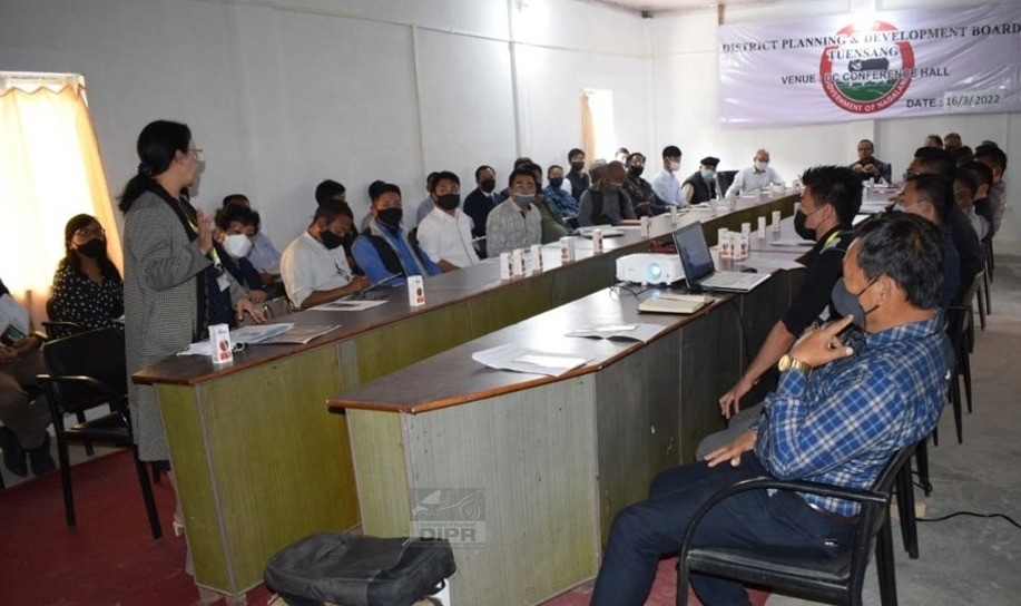 Elder Line (National Helpline for Senior Citizens) was launched in Tuensang on March 16. (DIPR Photo)